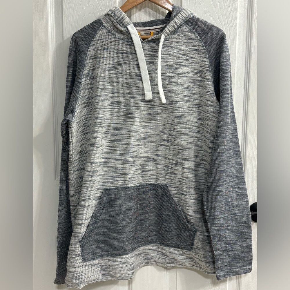 Men’s Colours by Alexander Julian Textured Knit Hoodie  Gray XXL